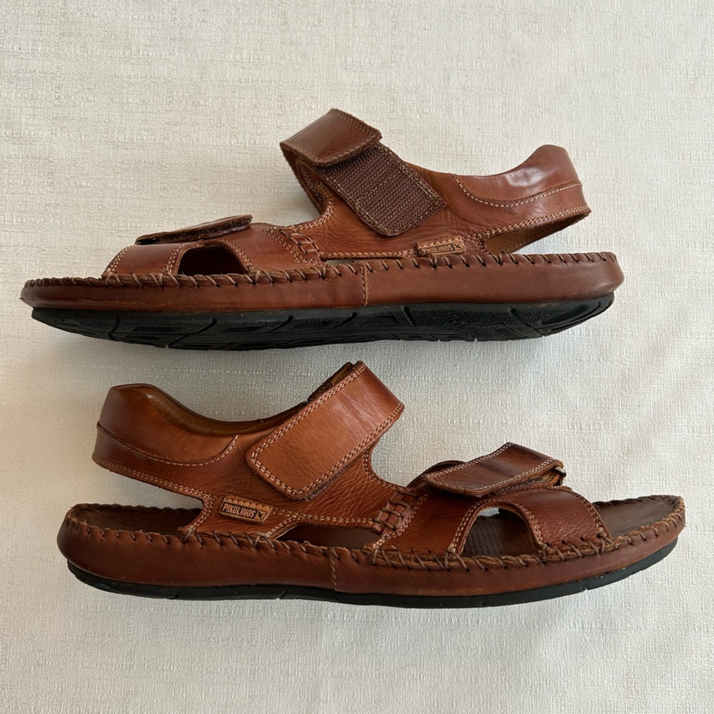 NWOT Pikolinos TARIFA O6J Flat Sandals Leather - Picture 5 of 16